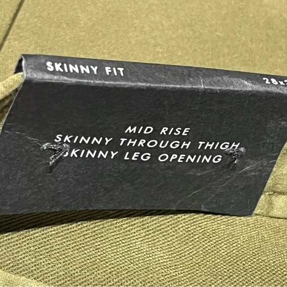 $110 Banana Republic Army Green Traveler Pant Slim Fit Stretch - Picture 7 of 9